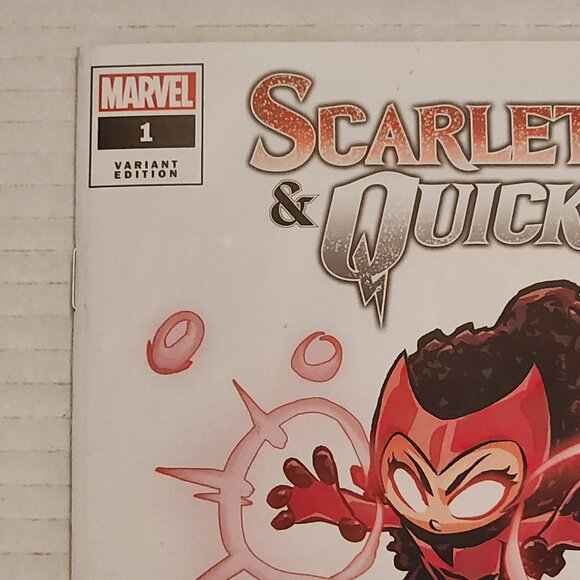Scarlet Witch and Quicksilver #1A (2024) Marvel Comics, Skottie Young Cvr - Picture 3 of 12